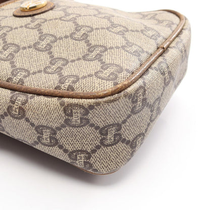 Gucci Shoulder Bag GG Pattern Plus Beige Canvas Leather — view 8