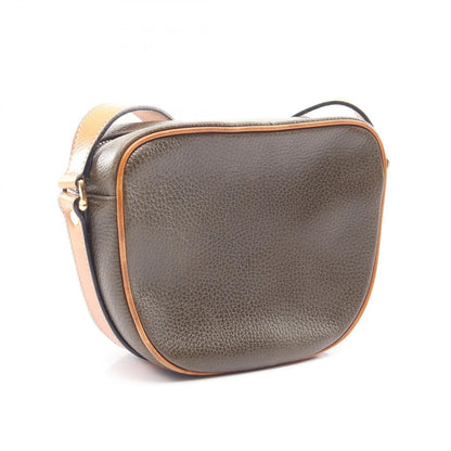 Celine Shoulder Bag Triomphe Khaki Leather — view 2