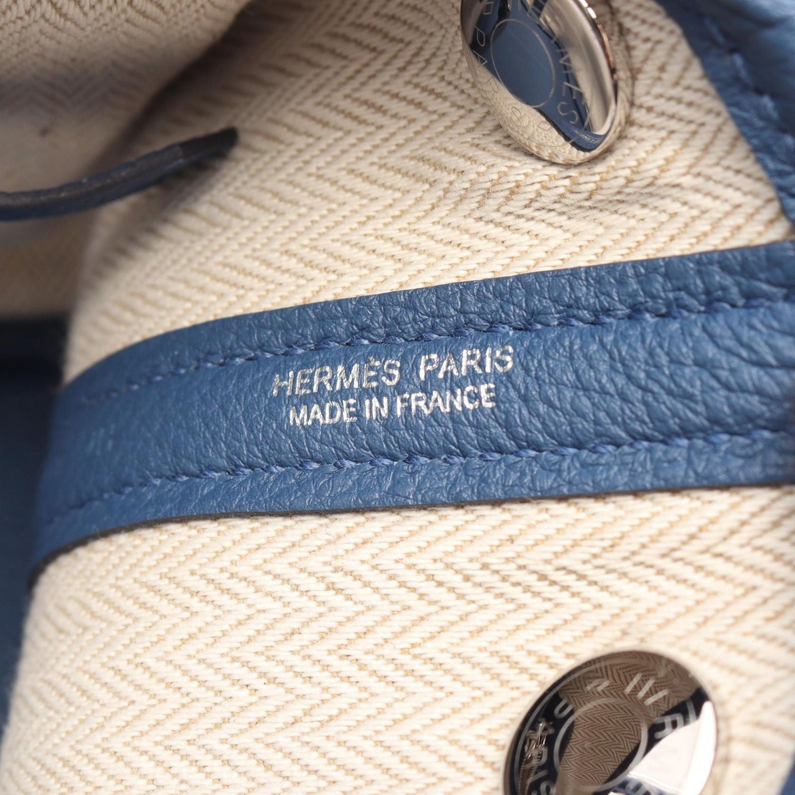 Hermes Handbag Neo Garden 23 Blue Tie — view 4