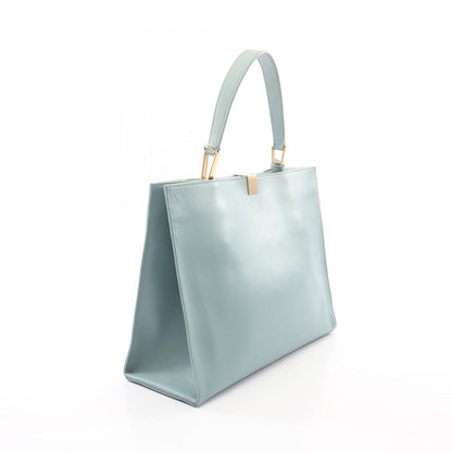 Balenciaga le Dis 2-Way Light Blue Leather Handbag — view 2