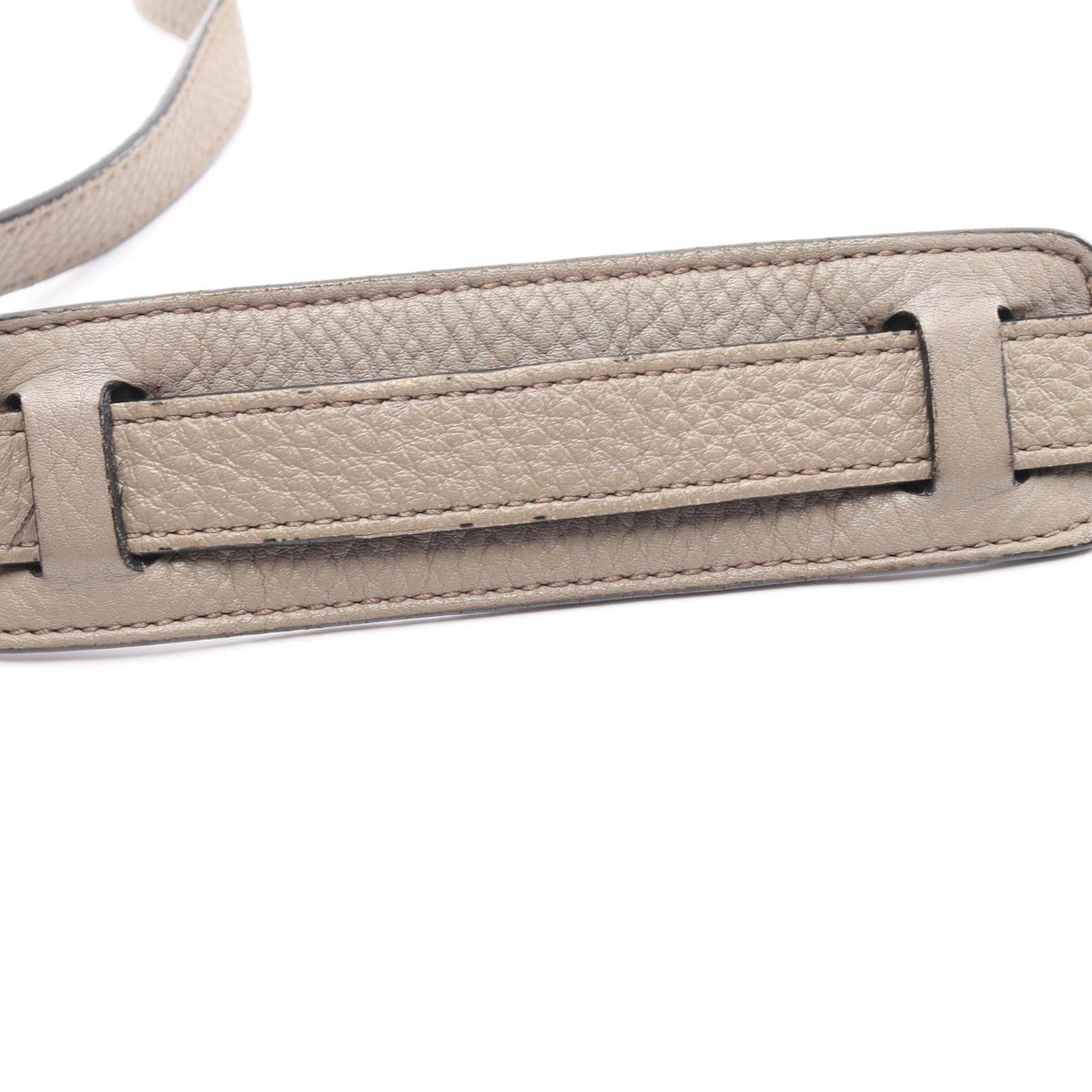 Prada Shoulder Bag Gray Leather — view 8