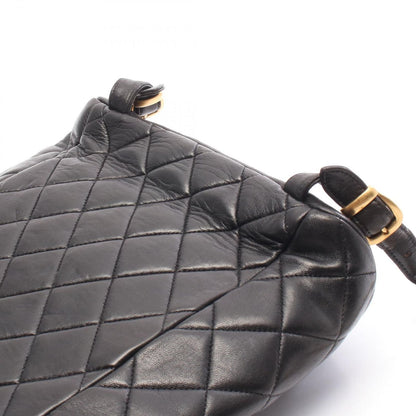 Chanel Backpack Quilted Turnlock Chain Black Lambskin Double — view 8