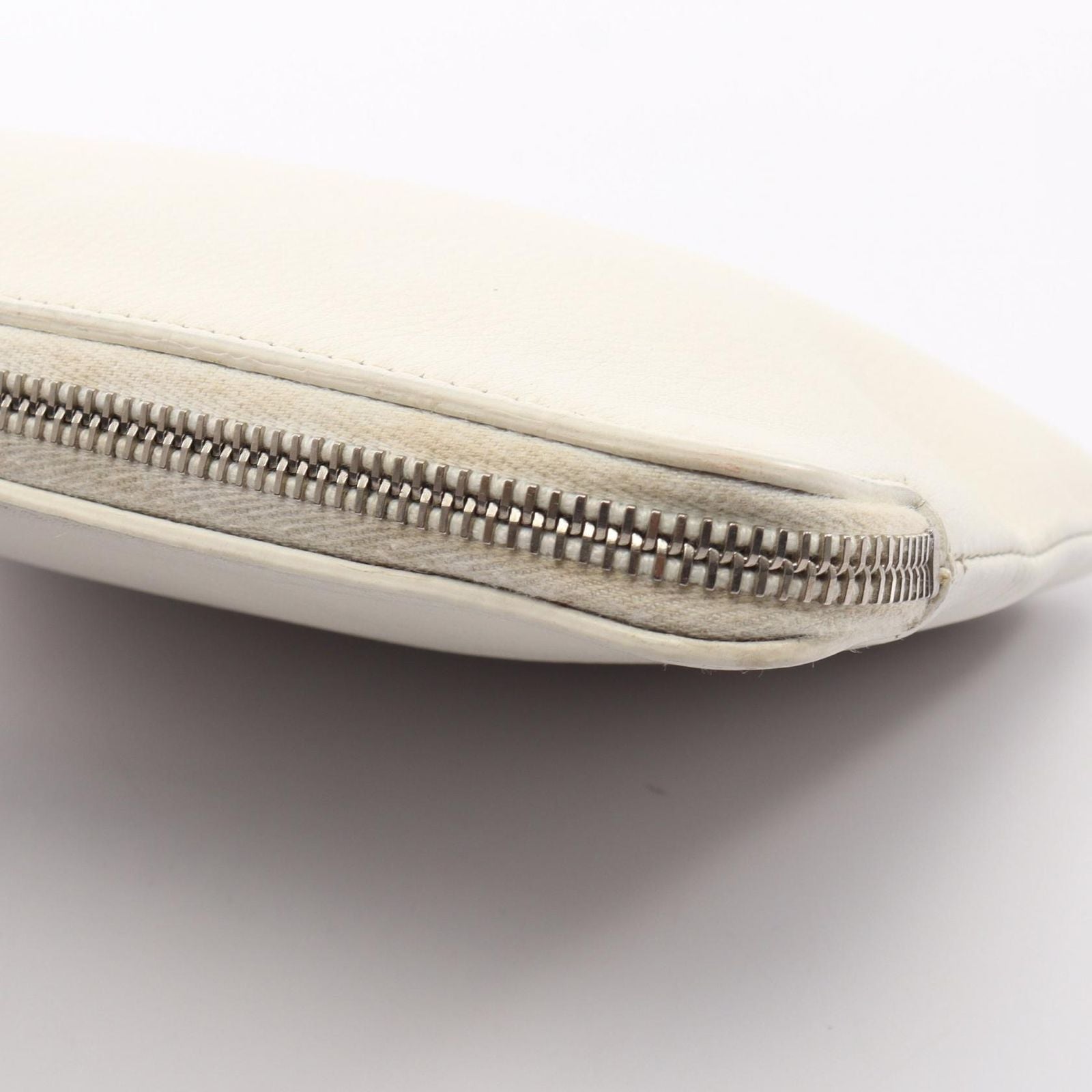 Balenciaga Clutch Everyday Pouch White Leather — view 7