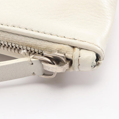 Balenciaga Clutch Everyday Pouch White Leather — view 5