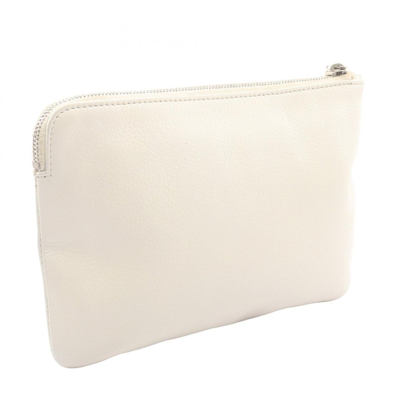 Balenciaga Clutch Everyday Pouch White Leather — view 2