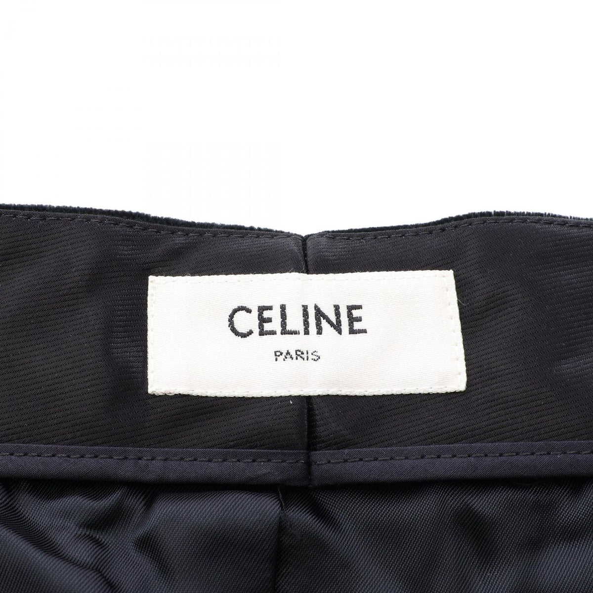 Celine Pants Velour Cropped Cotton — view 3