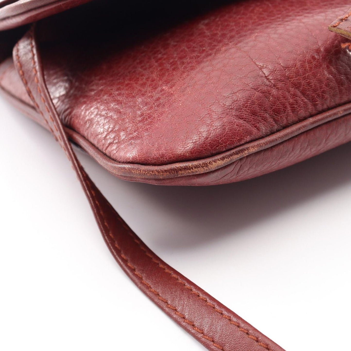 Cartier Shoulder Bag Must Line Bordeaux Leather — view 7