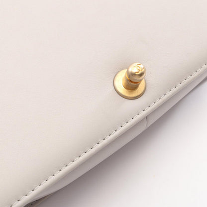 Chanel Shoulder Bag Boy Light Gray Lambskin Boy 19 Chain — view 7