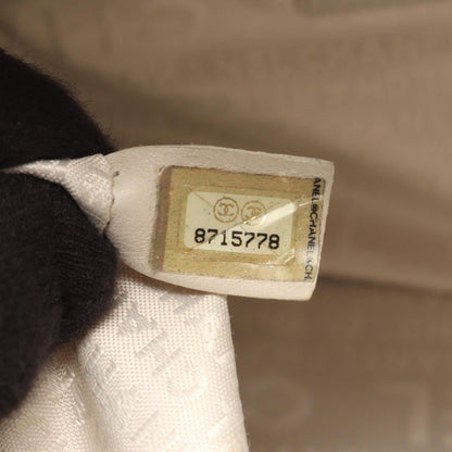 Chanel Handbag Choco Bar Boston Bag White Caviar Leather — view 5