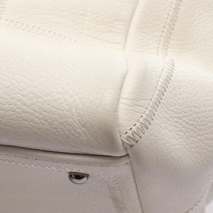 Chanel Handbag Choco Bar Boston Bag White Caviar Leather — view 8
