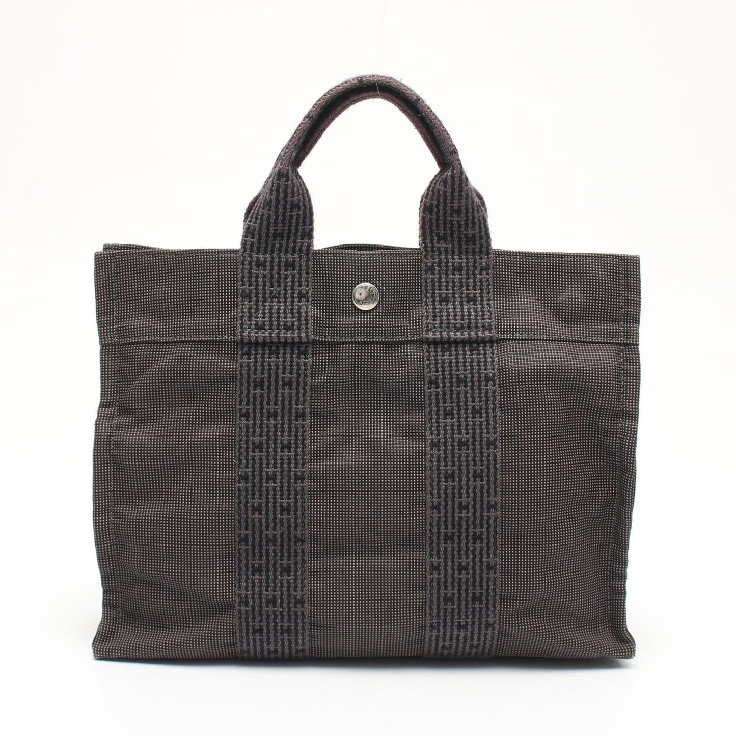 Hermes Tote Bag Her Line PM Gray Canvas