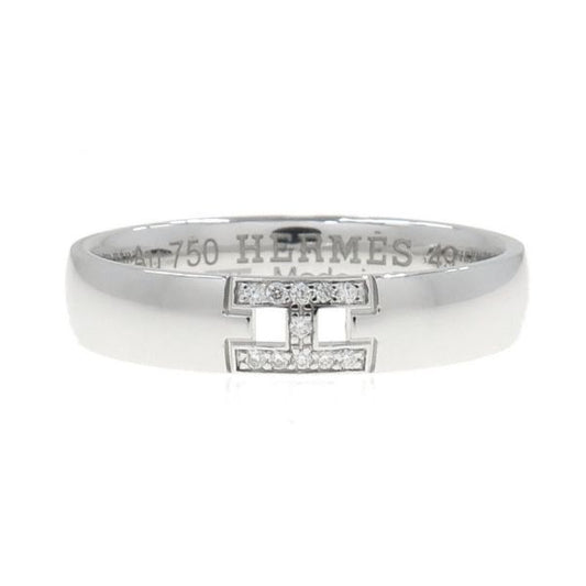 Hermes Everhera Crest Sling Diamond 49 Ring