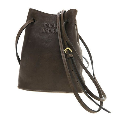 Miu Miu Nappa Leather Mini Wallet on Chain