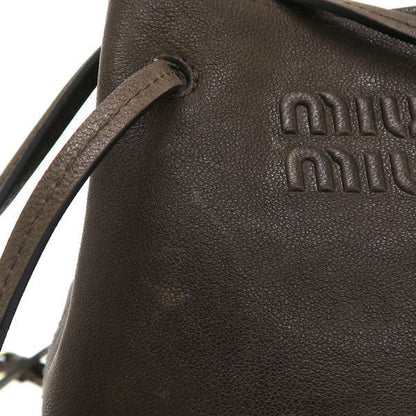 Miu Miu Nappa Leather Mini Wallet on Chain — view 6