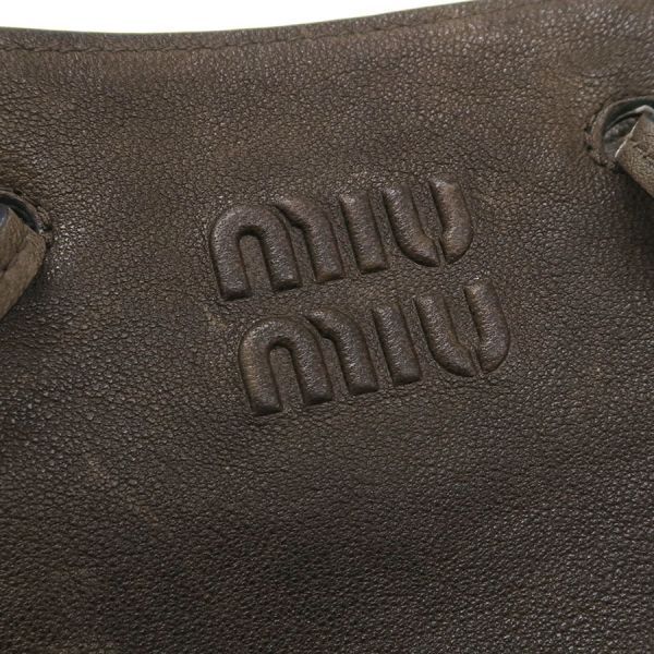 Miu Miu Nappa Leather Mini Wallet on Chain — view 8