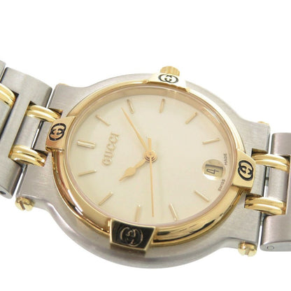 Gucci SS Ivory Gold Silver Quartz Watch — view 7