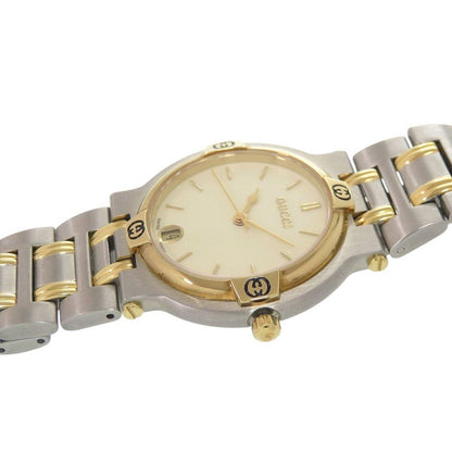 Gucci SS Ivory Gold Silver Quartz Watch — view 8