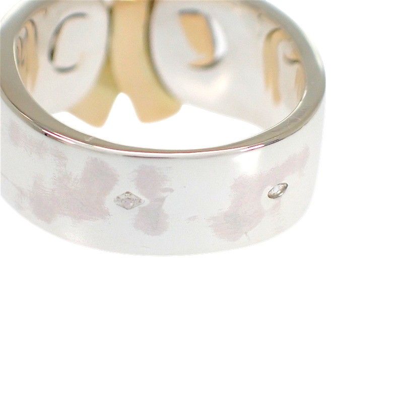 Hermes Raset Ring 52 Vintage 18K Yellow Gold 925 Sterling Silver — view 8