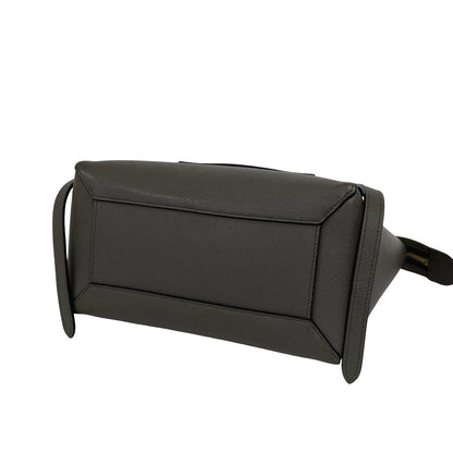 Celine Belt Bag Micro Leather 2-Way Mini Tote Gray — view 8