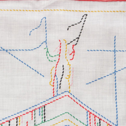 Hermes Cashmere Silk Carre Geant Pique Sellier Series Scarf Multicolor — view 8