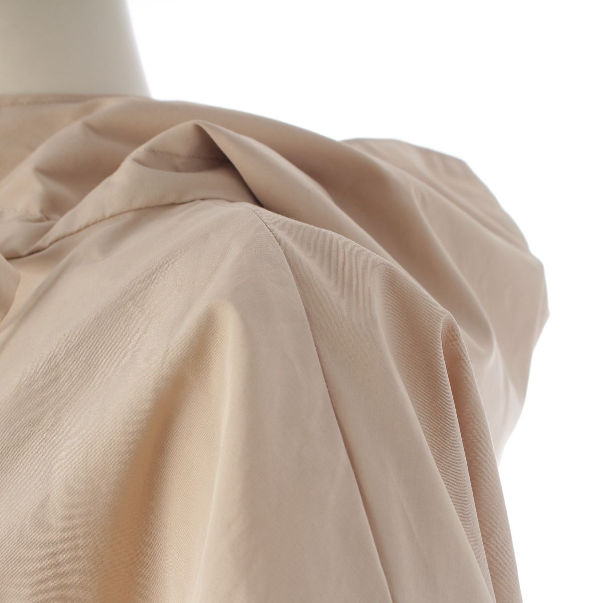 Prada Cotton Polyester Hooded Jacket Beige 36 — view 7