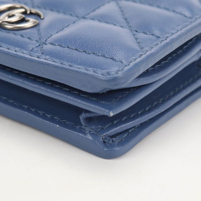 Gucci Small Wallet Double Bifold Quilted Leather — view 7