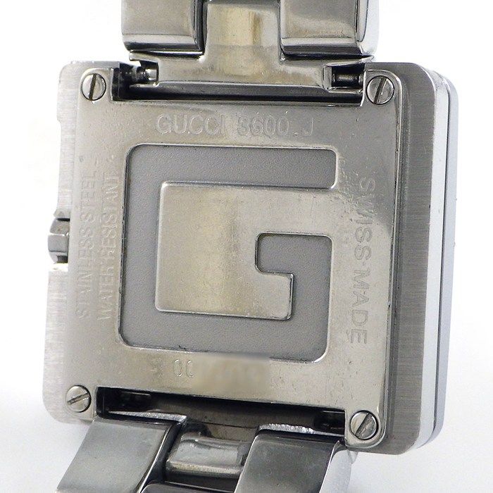 Gucci Watch Square Brown Dial SS Quartz Analog — view 4