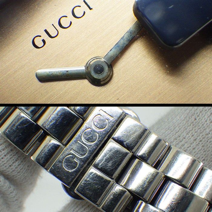 Gucci Watch Square Brown Dial SS Quartz Analog — view 6