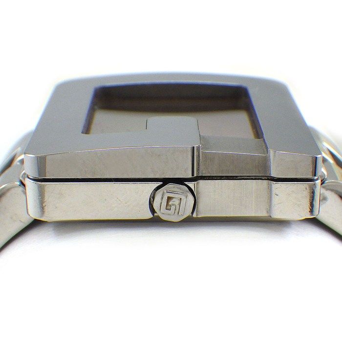 Gucci Watch Square Brown Dial SS Quartz Analog — view 2