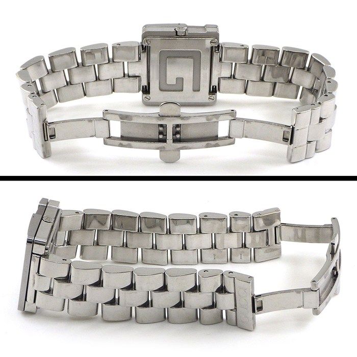 Gucci Watch Square Brown Dial SS Quartz Analog — view 3