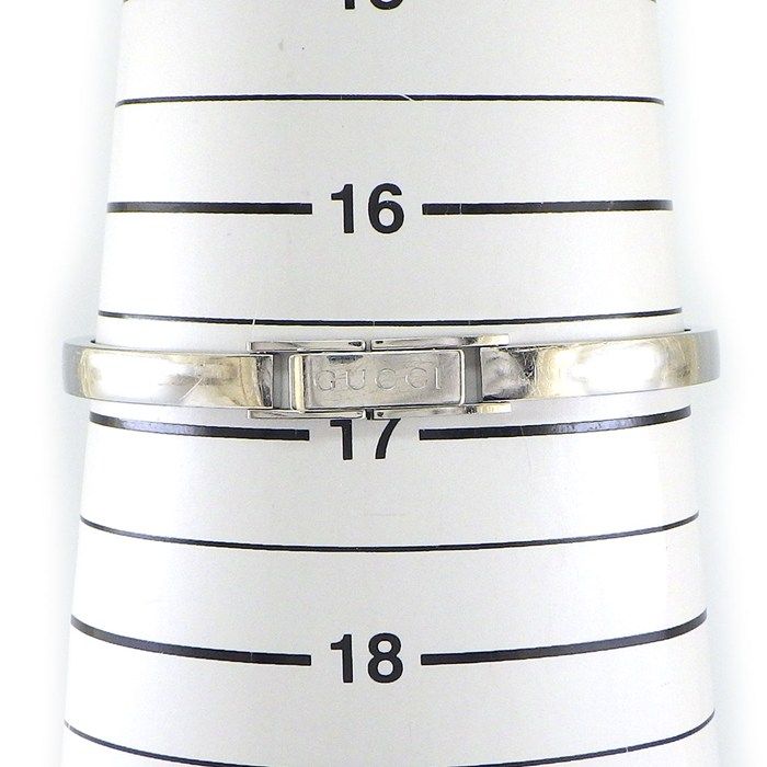 Gucci Watch Bangle Round 105 Sunray Silver Dial SS Quartz Analog — view 7