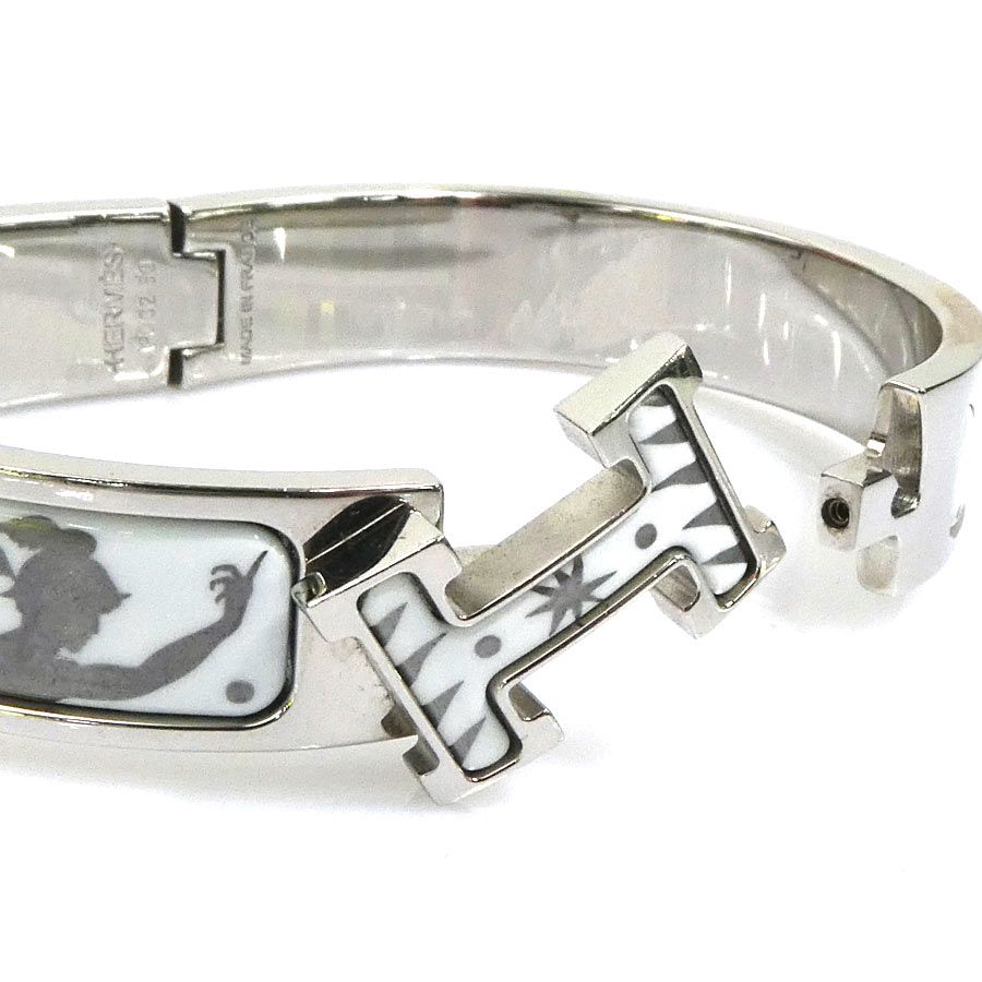 Hermes Bracelet Bangle Clic H — view 6