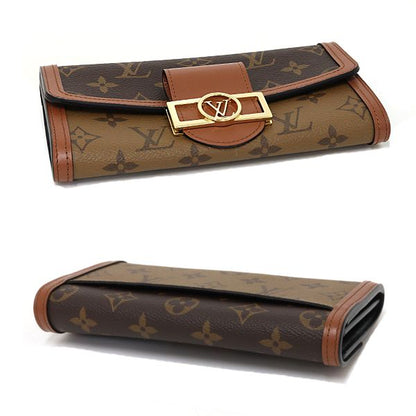 Louis Vuitton Portefeuille Sarah Dauphine Monogram Reverse Brown Wallet — view 4
