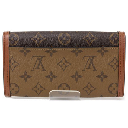Louis Vuitton Portefeuille Sarah Dauphine Monogram Reverse Brown Wallet — view 3