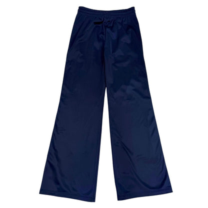 Celine Logo Embroidery Side Line Flare Track Pants Navy Orange XS — view 2