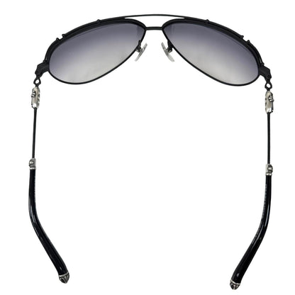 Chrome Hearts Kuf Fannaw II Cross Two Bridge Teardrop Sunglasses 66 Eyewear — view 5