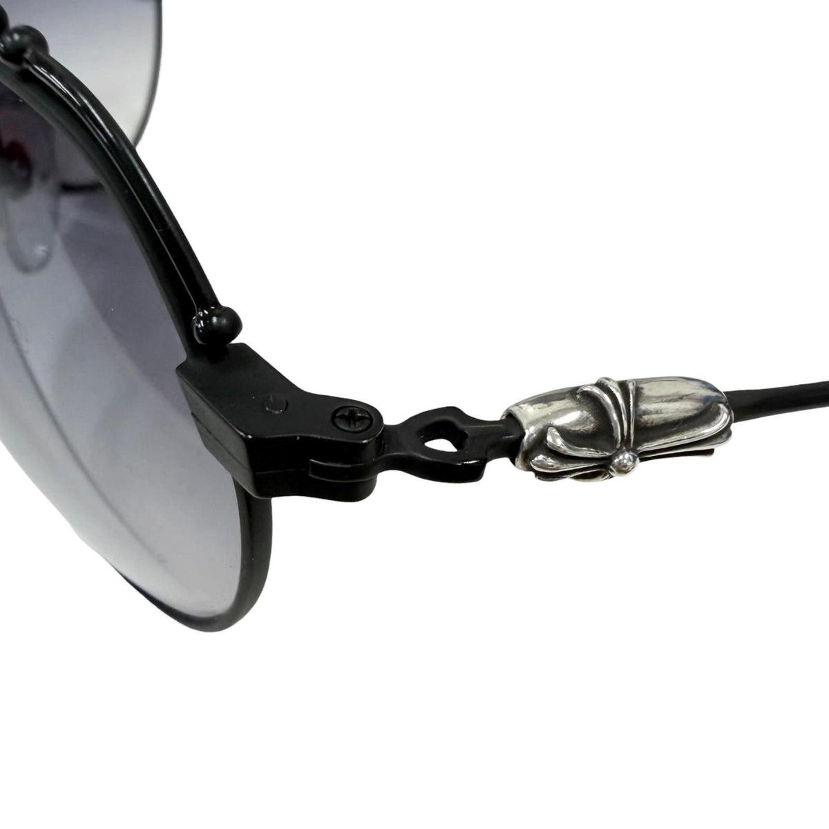 Chrome Hearts Kuf Fannaw II Cross Two Bridge Teardrop Sunglasses 66 Eyewear — view 6