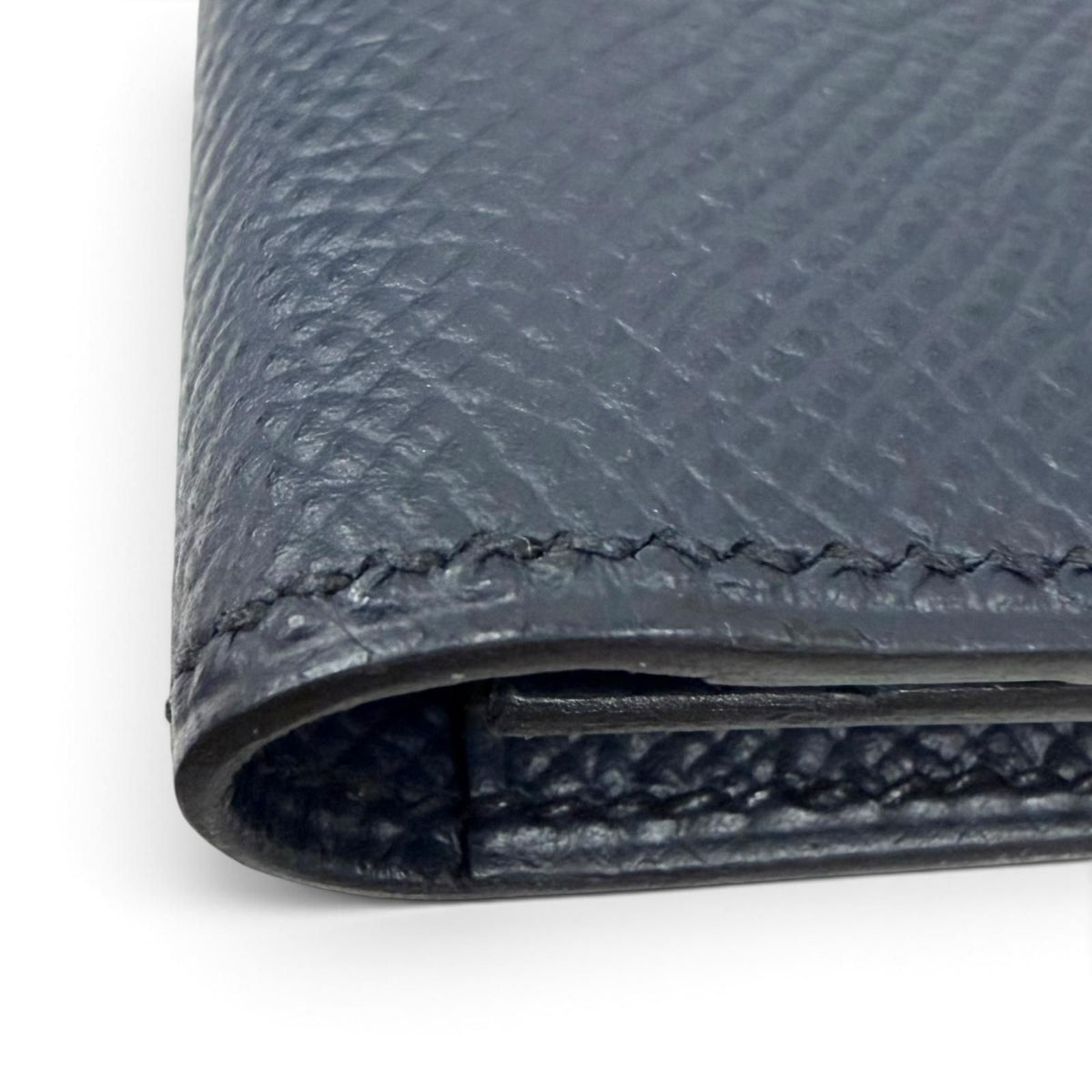 Hermes MC2 Fleming Veau Epsom Wallet Bifold Navy — view 7