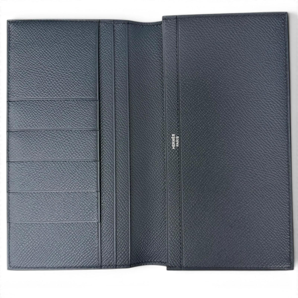 Hermes MC2 Fleming Veau Epsom Wallet Bifold Navy — view 5