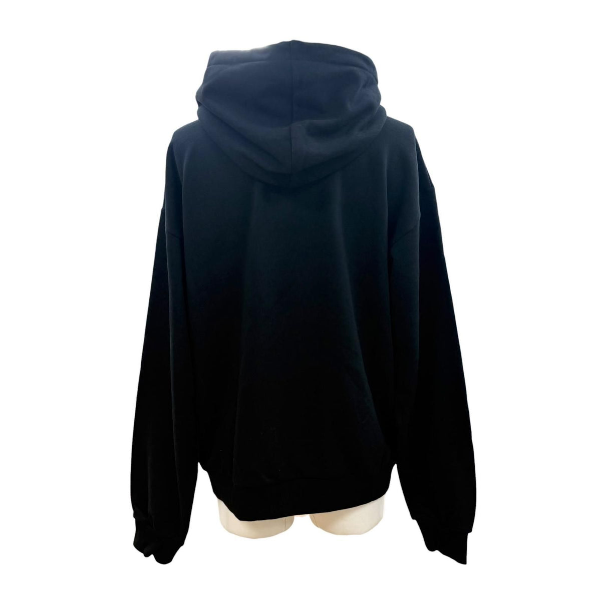 Celine Boy Doll 100% Cotton Hooded Pullover Hoodie Black — view 4