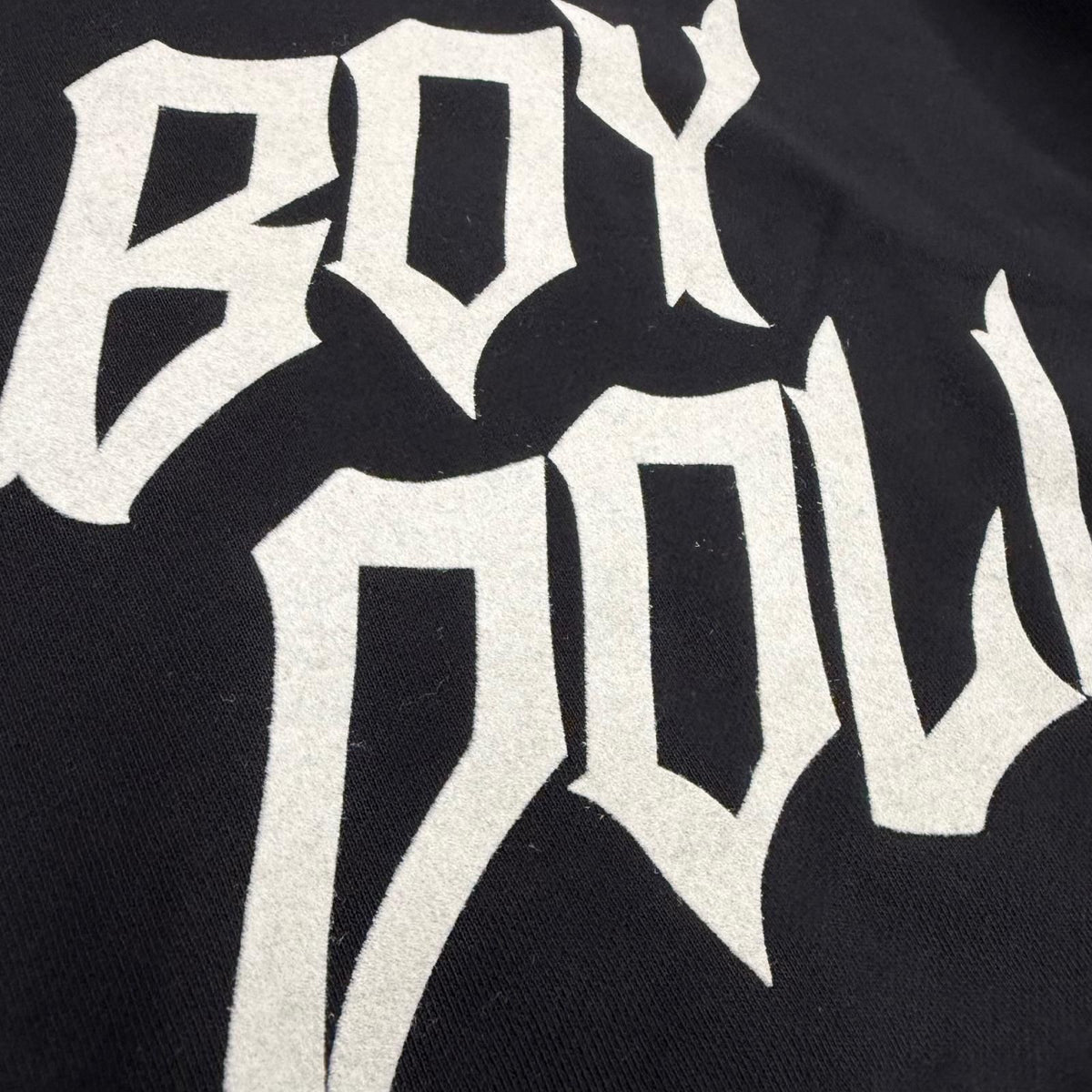 Celine Boy Doll 100% Cotton Hooded Pullover Hoodie Black — view 5