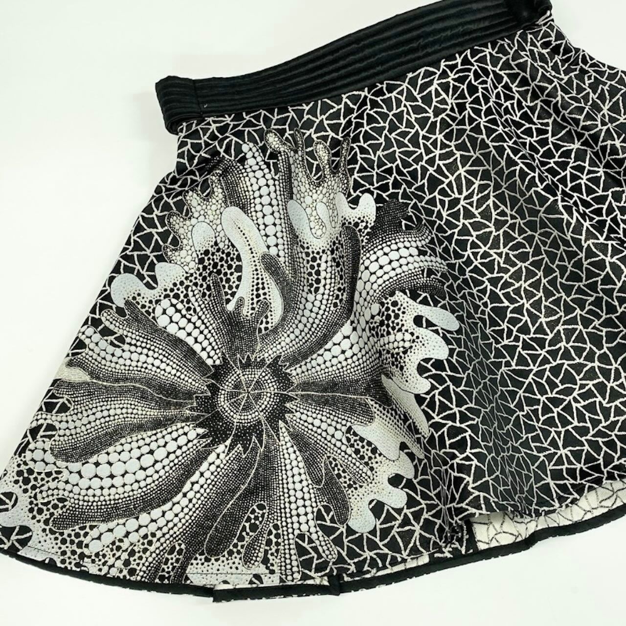 Louis Vuitton Yayoi Kusama Flower Skirt Flare with Belt — view 3