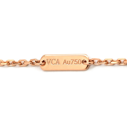 Van Cleef & Arpels Necklace Vintage Alhambra Pink Rose Gold Holiday Limited — view 8