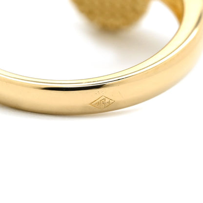 Van Cleef & Arpels Ring Vintage Alhambra Black Yellow Gold 51 Diamond Onyx — view 3