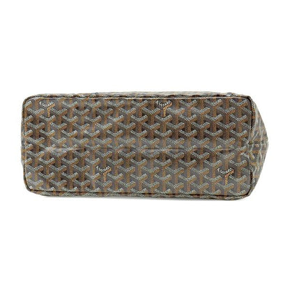Goyard Tote Bag Saint Louis PM Canvas Din Chevroche Black Silver with Clip — view 3