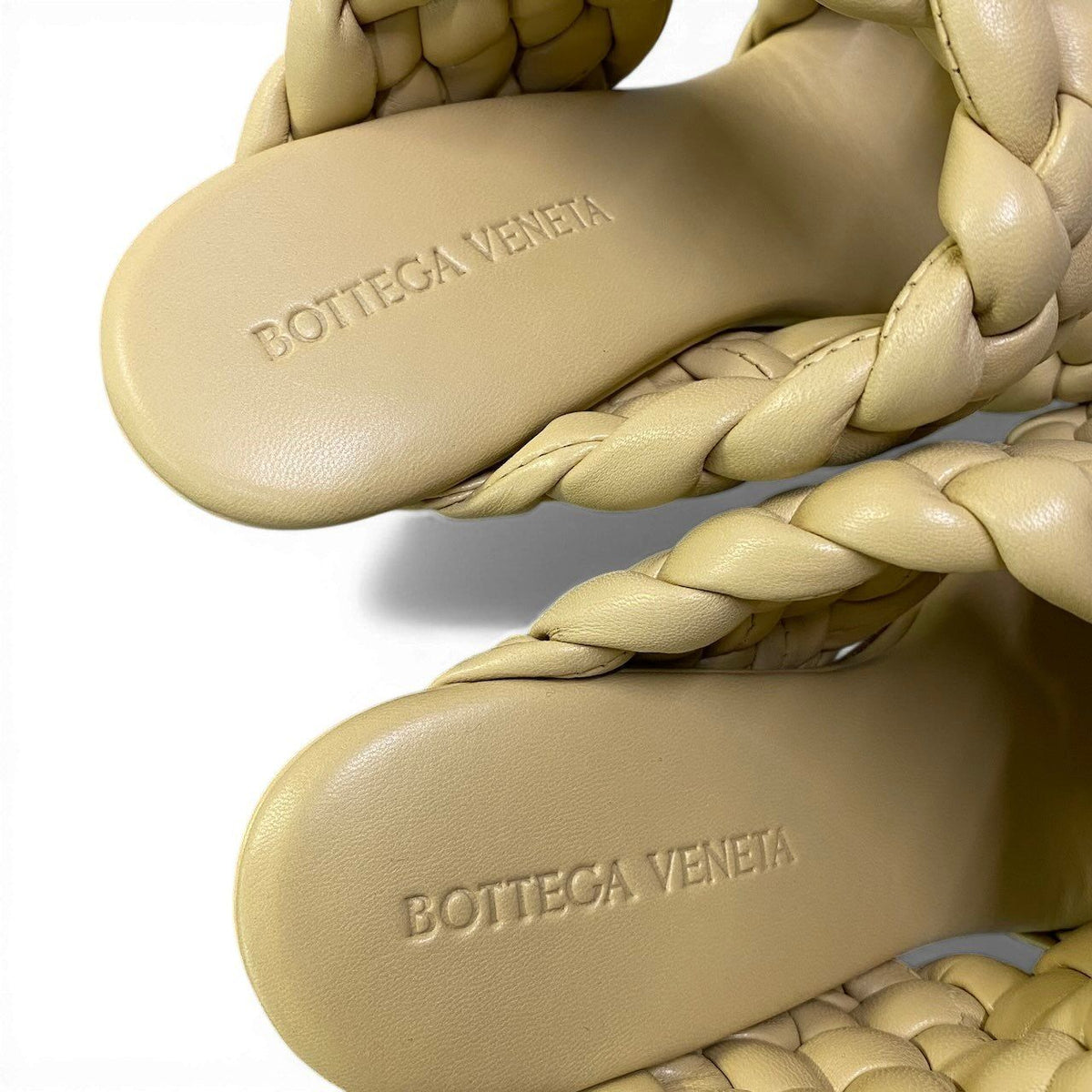 Bottega Veneta Intrecciato Curve Sandals Leather — view 8