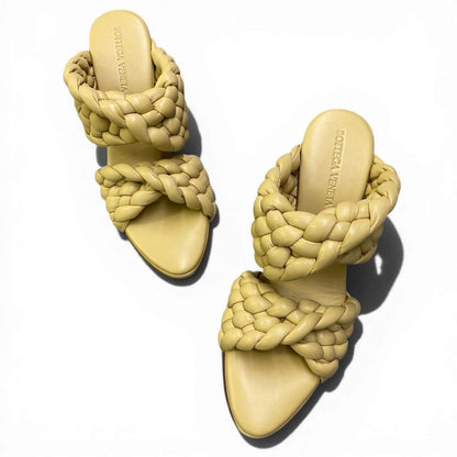 Bottega Veneta Intrecciato Curve Sandals Leather — view 5