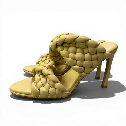 Bottega Veneta Intrecciato Curve Sandals Leather — view 3
