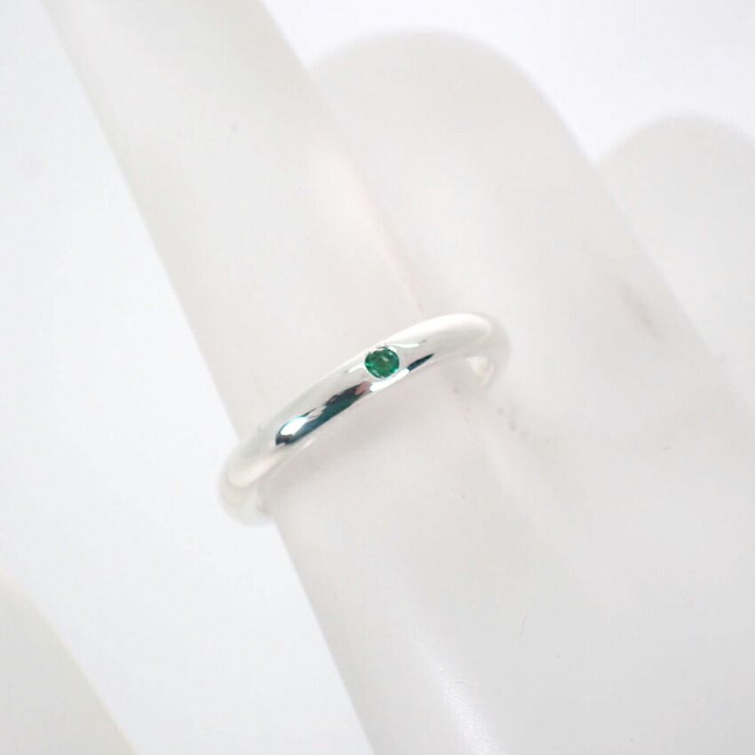 Tiffany & Co 925 Emerald Band Ring — view 6