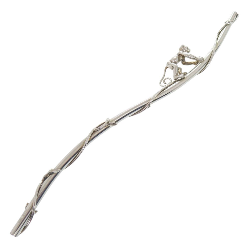 Tiffany & Co Straw Monkey Motif Vintage 925 Sterling Silver